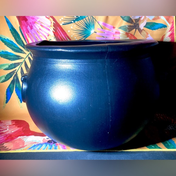 Vintage 1987 Halloween Caldron Blow Mold Candy Pail GIANT SIZE Large Blow Mold - Picture 13 of 15